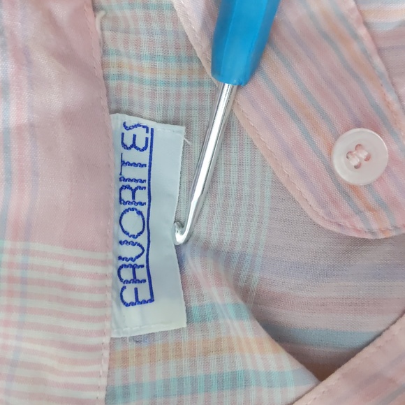 Blouses Button Up Set Of 5 Vintage Blouses Size Small/Medium READ DESCRIPTION - Picture 11 of 12